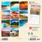 Beaches | 2026 7 x 14 Inch (Hanging) Monthly Mini Wall Calendar